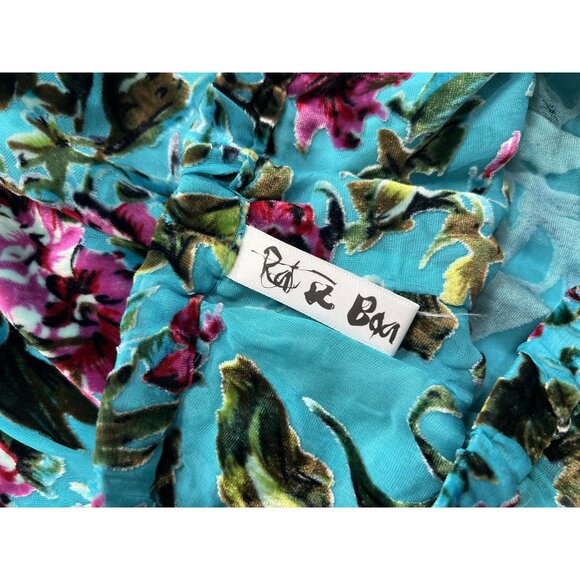 Rat & Boa Silk Mini Short in Blue - Picture 4 of 5